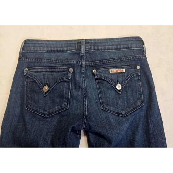 Hudson Jeans Womens 27 Crop Baby Beth Boot Cut Stretch Whisker Low Rise Vtg Y2K - Picture 6 of 10